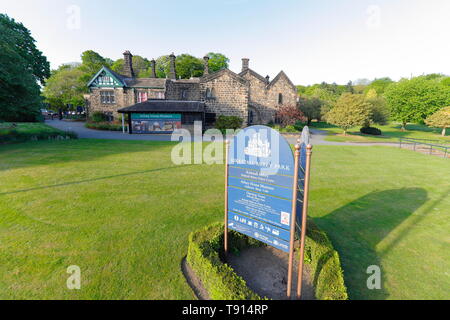 Maison-musée de l'abbaye de Kirkstall Abbey à Leeds Banque D'Images