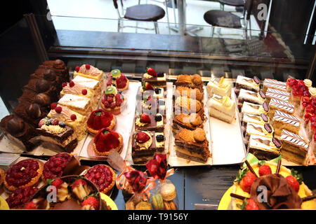 Glasgow Ecosse en gâteaux Patisserie Valerie dans la gare centrale de Glasgow Banque D'Images