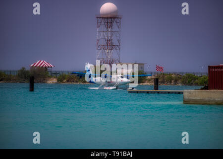 Cette photo montre l'ancien mais en état de navigabilité, les Maldives d'hydravions. La photo a été prise à l'aéroport de Male Banque D'Images