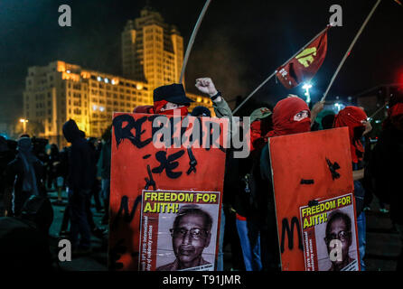 Rio de Janeiro, Brésil. 15 mai, 2019. RJ - Rio de Janeiro - manifestation - Le Mercredi, Mai 15, les étudiants promouvoir en mars l'Esplanade des ministères en protestation au ministre de l'éducation, Abraham Weintraub, pour le blocage des fonds du gouvernement fédéral des universités. Photo : Alex Ribeiro/AGIF : Crédit AGIF/Alamy Live News Banque D'Images