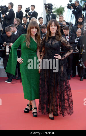 15 mai 2019 - Cannes, France - CANNES, FRANCE - 15 MAI : Anne-Elizabeth Bosse et Monia Chokri assister à la projection de ''Les Misérables'' au cours de la 72e assemblée annuelle du Festival du Film de Cannes le 15 mai 2019 à Cannes, France. (Crédit Image : © Frederick InjimbertZUMA Wire) Banque D'Images