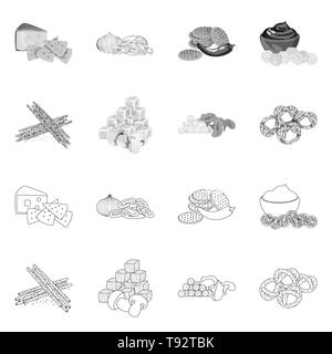 Cracker,oignon,snack,de,1900,le maïs,bretzel,apéritif,roulement,champignons,cookies,bois,soft, fromage, FRY,le poivre,le ketchup,pain,sésame,German,,lactique crisp,rouge,chanterelle,texture,doux,sauce chili,boulangerie,croûton,goût seasonin,,ingrédient organique,,,produit,craquant,party,arôme,cuisine,set,icône,,illustration,collection,isolé,design,graphisme,élément vecteur vecteurs,signer , Illustration de Vecteur