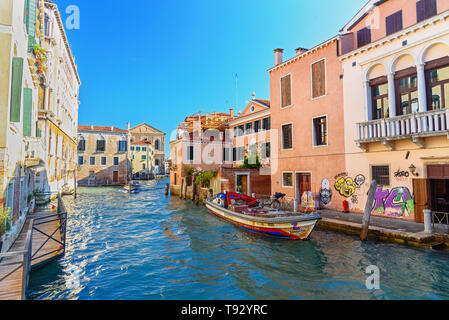 Venise, Italie - 23 octobre 2018 : vue sur le canal Rio di Noale Banque D'Images