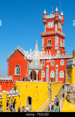 Palais National de Pena. Sintra, Portugal Banque D'Images