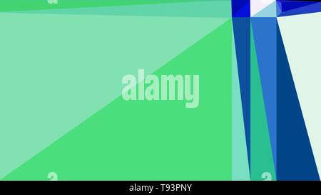 Résumé Contexte géométrique avec triangles et vert de mer moyenne, forte et bleu couleurs miel. pour poster, bannière, papier peint ou de texture. Banque D'Images