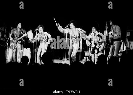 Le Concertgebouw, Jackson Five, michael jackson Amsterdam, Pays-Bas - 1972, (Photo Gijsbert Hanekroot) *** légende locale *** Jackson Five, michael jackson michael jackson Jackson Five Banque D'Images