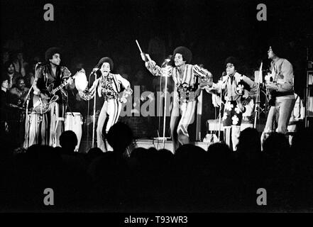 Le Concertgebouw, Jackson Five, michael jackson Amsterdam, Pays-Bas - 1972, (Photo Gijsbert Hanekroot) *** légende locale *** Jackson Five, michael jackson michael jackson Jackson Five Banque D'Images