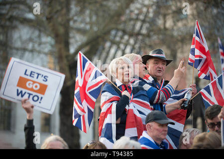 29 mars 2019 Le jour où l'Angleterre avait pour but de permettre à l'UE. La place du parlement a vu une manifestation et un rassemblement par le groupe désigne le congé Congé Banque D'Images