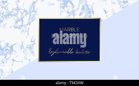 Blue Luxury en arrière-plan. Carte d'un design chic. Illustration de Vecteur