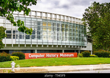 9 mai 2019 sur la montagne / CA / USA - Computer History Museum au cœur de la Silicon Valley ; les expositions sur les ordinateurs et la croissance de l'Inter Banque D'Images