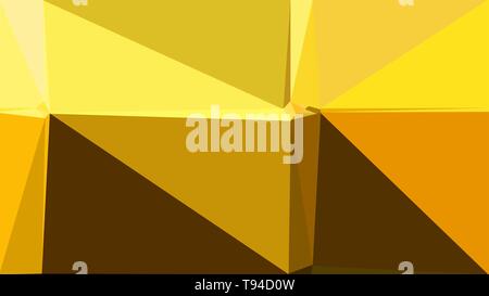 Résumé Contexte géométrique avec triangles et golden rod, chocolat et kaki couleurs. pour imprimer des affiches, bannières, fond d'écran ou de texture. Banque D'Images