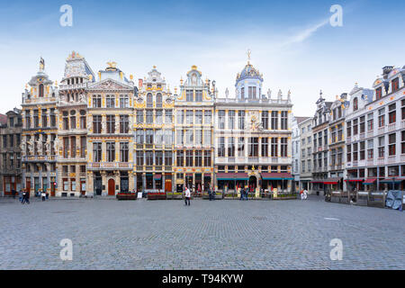 Grand Place de Bruxelles, célèbre destination touristique, Belgique Banque D'Images