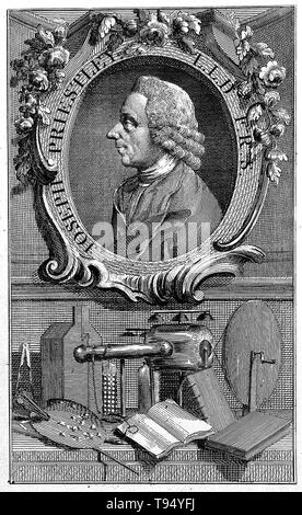 Joseph Priestley (24 mars 1733 - 6 février 1804) était un théologien, philosophe naturel, chimiste et professeur, théoricien de la politique et qui a publié plus de 150 œuvres. Son premier travail scientifique, l'histoire de l'électricité (1767), a été encouragé par Benjamin Franklin. Sa plus célèbre de la recherche scientifique sur la nature et les propriétés des gaz. Banque D'Images