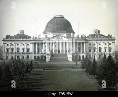 United States Capitol, Washington, D.C., 1846. Avant l'élévation. Daguerréotype par John Plumbe (1809-1857). Banque D'Images