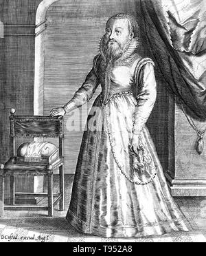 Helena Antonia Galeckha de Liège (1550-1595) était un nain barbu cour féminine de Maria d'Autriche, impératrice du Saint Empire romain et a été un favori de Marguerite d'Autriche, reine d'Espagne, et aussi une dame d'honneur de constance de l'Autriche. Un petit nombre de femmes sont en mesure de produire assez de cheveux du visage d'avoir une barbe. Dans certains cas, femme barbe, la croissance est le résultat d'un déséquilibre hormonal (excès d'androgène en général), ou d'un trouble génétique rare appelée hypertrichose. Banque D'Images