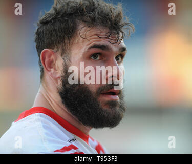 Huddersfield, UK, 2019 12 5. 12 mai 2019. John Smiths Stadium, Huddersfield, Angleterre ; Rugby League Challenge Cup de corail, Huddersfield Giants vs Saint Helens ; Alex Walmsley de Saint Helens. Dean Williams/RugbyPixUK Banque D'Images