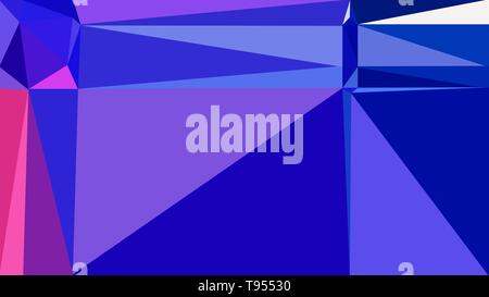Résumé Contexte géométrique avec triangles et bleu moyen, chaud rose et bleu ardoise couleurs. pour imprimer des affiches, bannières, fond d'écran ou de texture. Banque D'Images