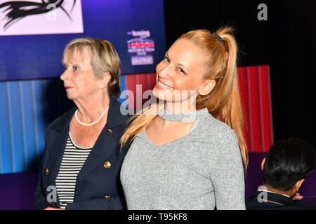 Excel London, UK. 16 mai 2019. Ariadni Gerasimidou de journaliste automobile & rédacteur en chef assister à la London Motor & Tech Show‎ journée d'ouverture le 16 mai 2019, à l'Excel London, UK. Credit Photo : Alamy/Capital Live News Banque D'Images