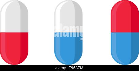 Autre couleur medical comp icon set. Modèle de vecteur de conception pour le graphisme, bannières. Isolé sur fond blanc. EPS10 Illustration de Vecteur