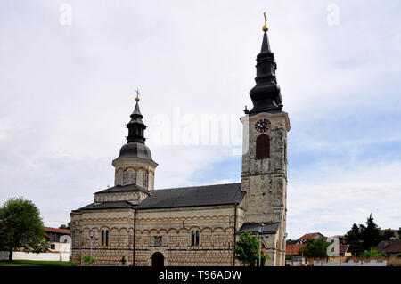 Église de la Nativité de la Sainte Vierge . Sremska Kamenica.Serbie Banque D'Images