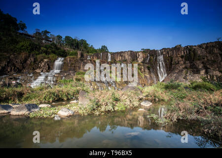 Cascade Pongour, hauts plateaux du centre, Dalat, Vietnam, Asie du Sud, Asie Banque D'Images