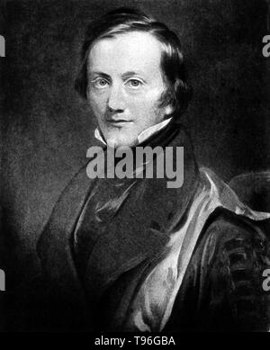 Richard Owen (20 juillet 1804 - 18 décembre 1892) était un biologiste anglais, anatomiste et paléontologue comparative. L'un de ses postes était celle de la procureur du Zoo de Londres, ce qui signifiait qu'il avait de disséquer et de préserver les animaux de zoo qui sont morts en captivité. Cela lui a donné une grande expérience de l'anatomie d'animaux exotiques. Il a produit une vaste gamme de travaux scientifiques, mais elle est probablement mieux connu aujourd'hui pour battre le mot Dinosauria. Banque D'Images