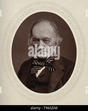 Richard Owen (20 juillet 1804 - 18 décembre 1892) était un biologiste anglais, anatomiste et paléontologue comparative. L'un de ses postes était celle de la procureur du Zoo de Londres, ce qui signifiait qu'il avait de disséquer et de préserver les animaux de zoo qui sont morts en captivité. Cela lui a donné une grande expérience de l'anatomie d'animaux exotiques. Il a produit une vaste gamme de travaux scientifiques, mais elle est probablement mieux connu aujourd'hui pour battre le mot Dinosauria. Banque D'Images