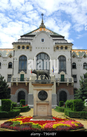 Le vieil hôtel de ville est aujourd'hui la résidence du Conseil du comté de Târgu Mureș, Mureș, Marosvásárhely, Neumarkt, Roumanie, Europe Banque D'Images