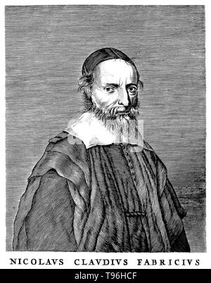 Nicolas-Claude Fabri de Peiresc (Décembre 1, 1580 - Juin 24, 1637) était un astronome Français et antiquaire, qui ont maintenu une vaste correspondance avec des scientifiques, a été un succès et organisateur de l'enquête scientifique. La première découverte de la nébuleuse diffuse nature de la Nébuleuse d'Orion est généralement attribuée à lui lorsqu'il a fait un record de l'observant le 26 novembre 1610. Il est devenu un mécène de la science et de l'art, l'étude des fossiles, et a appuyé l'astronome Pierre Gassendi de 1634 à 1637. Banque D'Images