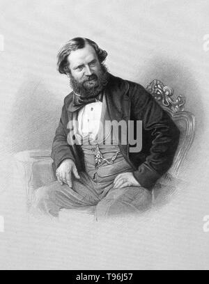 Albert Richard Smith (24 mai 1816 - 23 mai 1860) était un auteur anglais, artiste du spectacle, et alpiniste. Il a abandonné son travail médical en faveur de l'écriture. Si un journaliste plutôt qu'une figure littéraire, il a été l'un des écrivains les plus populaires de son temps, et d'un humoriste préféré. Il a été un collaborateur régulier à Richard Bentley's Miscellany, dont les pages dans son premier et meilleur livre, le roman Les Aventures de monsieur Ledbury, paru en 1842. Banque D'Images