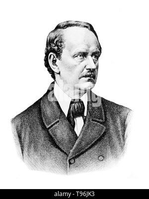 Matthias Jakob Schleiden (Avril 5, 1804 - Juin 23, 1881) était un botaniste allemand et co-fondateur de la théorie cellulaire, avec Theodor Schwann et Rudolf Virchow. Alors qu'un professeur de botanique à l'Université d'Iéna, il a écrit des contributions à notre connaissance des Phytogenesis (1838), dans lequel il a déclaré que toutes les parties de la plante sont composés de cellules de l'organisme. Banque D'Images