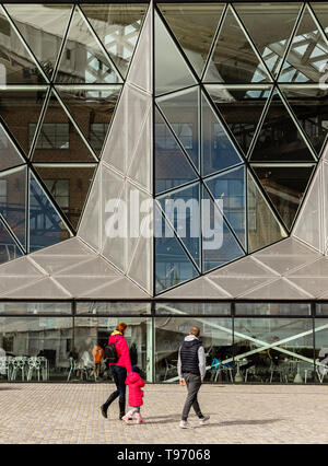 Elseneur DANEMARK ; mars 24, 2019 : l'architecture moderne du centre culturel, 'Kulturvaerftet'. Banque D'Images