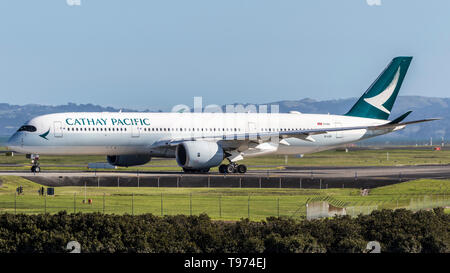 Cathay Pacific Airways Airbus A350-41 B-LRV à AKLairport,. NZ Banque D'Images