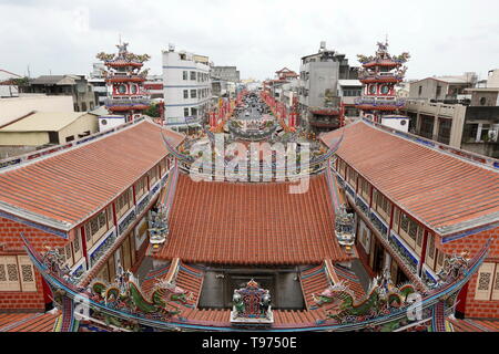 Temple de Mazu Xingang, Chiayi county, Taiwan Banque D'Images