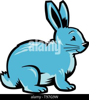 Icône vecteur lapin Cartoon Illustration de Vecteur