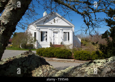 Le cap historique du cinéma. Un cinéma dans Dennis Village, Massachusetts, USA Banque D'Images