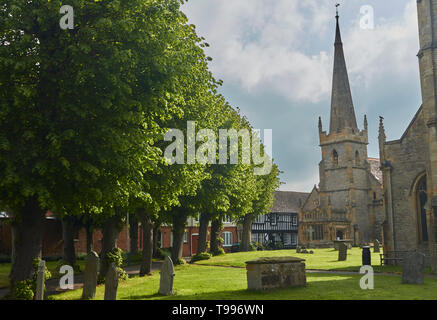 À voir aussi dans le centre de Evesham, Wychavon District, Worcestershire, le sud de l'Angleterre, Royaume-Uni, Europe Banque D'Images