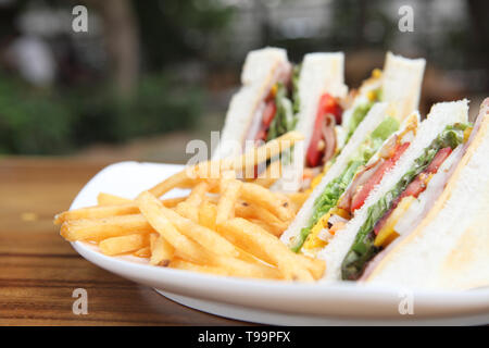 Club sandwich Banque D'Images