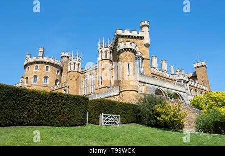 Château de Belvoir, dans la vallée de Belvoir Leicestershire Angleterre UK Banque D'Images