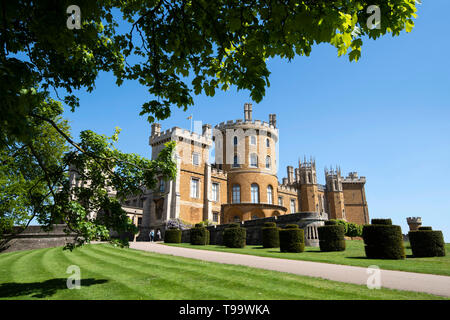 Château de Belvoir, dans la vallée de Belvoir Leicestershire Angleterre UK Banque D'Images