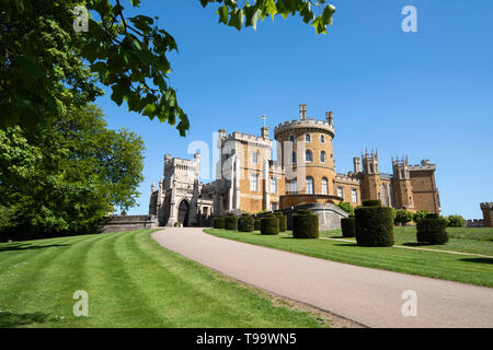 Château de Belvoir, dans la vallée de Belvoir Leicestershire Angleterre UK Banque D'Images