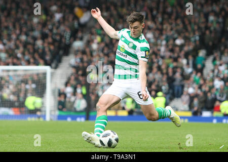 Glasgow, Écosse - 14 avril. Kieran Tierney de Celtic au cours de la William Hill Scottish Cup semi finale entre Celtic et Aberdeen Banque D'Images