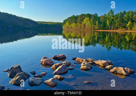 Lake Arrowhead, Arrowhead Provincial Park, Ontario, Canada Banque D'Images