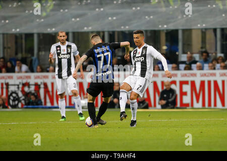 Milan, Italie. 27 avril 2019. Campionato Italiano Serie A. Inter vs Juventus 1-1. Banque D'Images