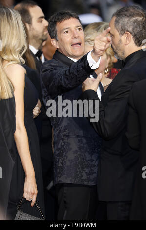 Antonio Banderas participant à la "douleur et Gloire / Dolor y gloria / Leid und Herrlichkeit' premiere pendant le 72e Festival du Film de Cannes au Palais des Festivals le 17 mai 2019 à Cannes, France | dans le monde entier Banque D'Images