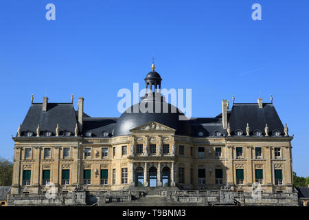 Façade Sud. Château de Vaux-le-Vicomte. Façade Sud. Vaux-le-Vicomte. Banque D'Images