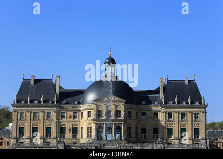 Façade Sud. Château de Vaux-le-Vicomte. Façade Sud. Vaux-le-Vicomte. Banque D'Images