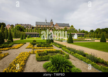 Kamp-Lintfort, Ruhr, Bas-rhin, Rhénanie du Nord-Westphalie, Allemagne - Les jardins en terrasses de Kamp Monastère sont le principal lieu de l'État Garde Banque D'Images