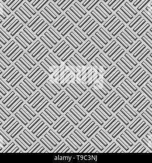 Revêtement de métal frappé Seamless Texture Tile Banque D'Images