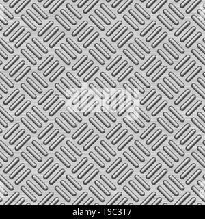 Revêtement de métal frappé Seamless Texture Tile Banque D'Images